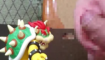Bowser Figure Bukkake