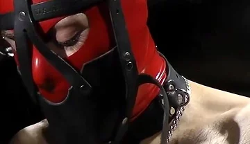 Zeus Gagged Under Mask and Electric to Feet