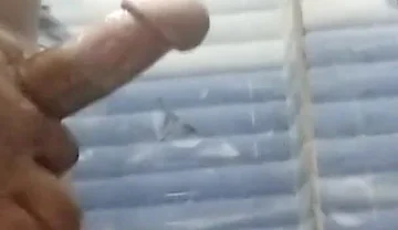 Indian Guy's Oil Massage in the Bathroom and with Hands