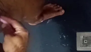 Shaving Balls and Masturbating