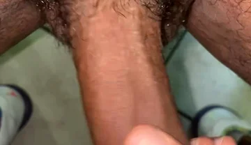 Handjob while using bel air jordans