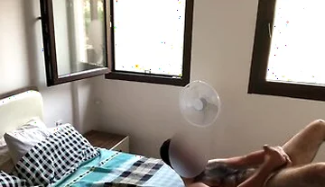 Horny Hairy Man Sneaks Jerk Off And Cums In Hotel Room
