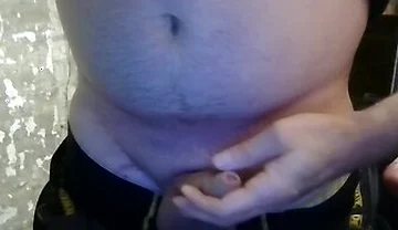 Boss Massaging My Juicy Cock