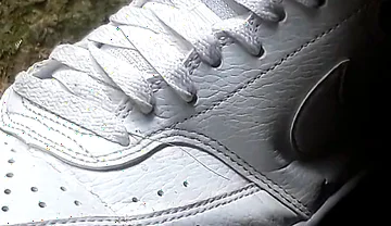 My Nike White Shoes and Socks