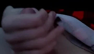 Public Femboy/crosdresser Jerks Off In Car With Huge Cumshot