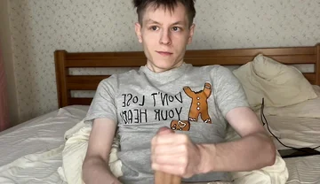 Three Days Abstinence Ends in Twink Bed Flooding