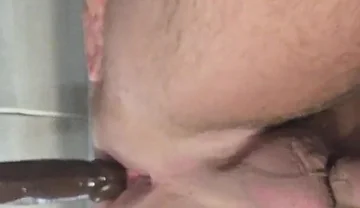 A Black Cock Tastes My Ass in the Shower