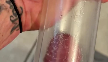 Pumping up Penis