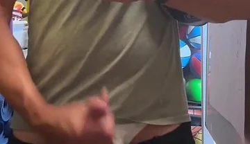 Alpha Stud Jockdad87 Shoots a Load of Football Cum