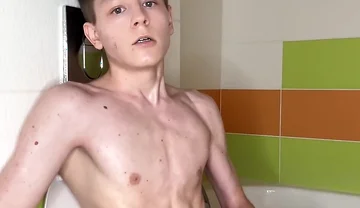 Good Jerking off Sitting on the Toilet