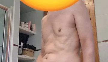 Watch Me on a Nude Morning Getting Horny, Jerk off and Shower