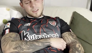 Football Player No Hands Cum