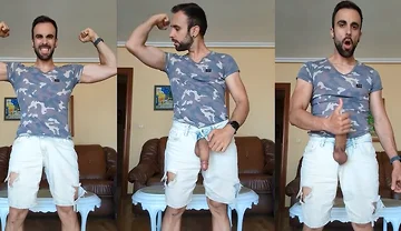 Jerking off and Cumming Over My Pants