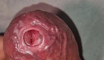 Close up on Phimosis Large Cock, so Hot!
