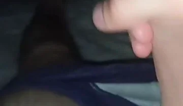 Hot and Passionate Jerking off, a Lot of Sperm. He Finished Sweetly and with Moans