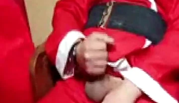 Santa Claus Caresses Himself at Christmas 2025