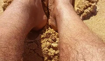 Ladysilva on the Beach in Panties