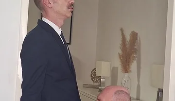 Sucked off From Daddy. Suite Man Like Old Sucker