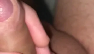 Jerking off Small Tiny Uncut Dick with Cumshot