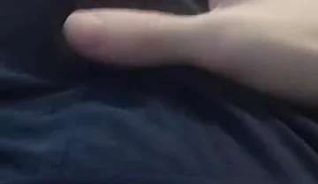 Guy in Panties Massages His