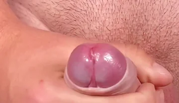 Close up Edging Cumshot