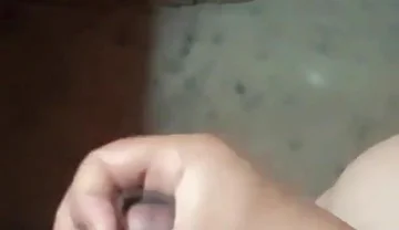 Chubby Daddy Teasing Himself Until Release