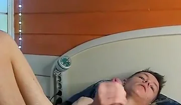 Dildo Touching My Ass Makes Me Wet and Cum