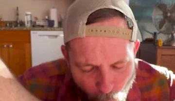 Sucking Off A Handsome Hairy Friend