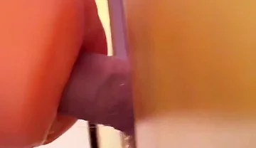 Straight Guy Pounds His Girl at the Gloryhole - but Who's Really Moaning Behind It?!
