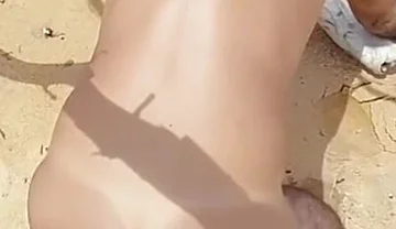 Ladysilva Found a Dick on the Beach to Fuck His Hot Tan Ass