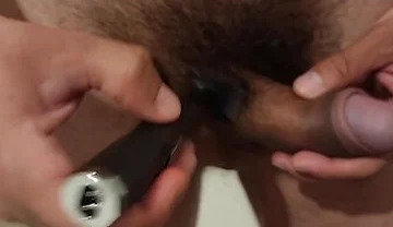 Shaving My Hairy Cock With A Happy Ending - Elflaco