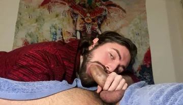 Sucking Thick Hard Cock and Bouncing Till He Cums After Shower