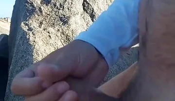 Ladysilva Showing My Dick on the Beach