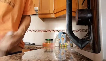 Watch Me Cum on the Kitchen Counter