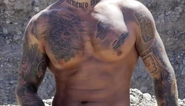 Police Man with Big Cock Cums in the Street