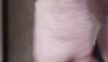 My Friend Sits in a Chair and Jerks His Cock While Watching the Video Until He Orgasms
