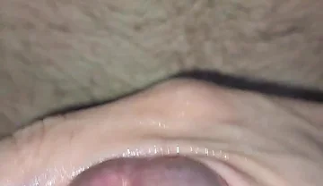 Close-up and Great Cumshot with My Saliva.
