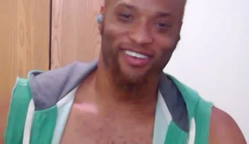 Jerking off in My Green Vest for a Friend