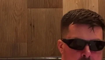 On the Bed Having a Wank