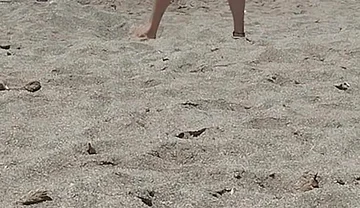 On the Beach Naked Enjoying