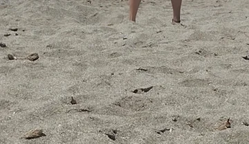 On the Beach Naked Enjoying