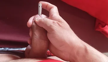 Sounding Strong the Foreskin Between the Trembling Glans.