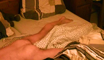 Naked Bed Hump Masturbation