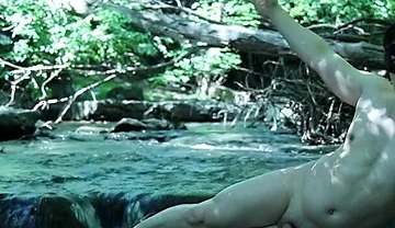 Flexing by the Waterfall, Trying to Sneak a Little Private Moment…