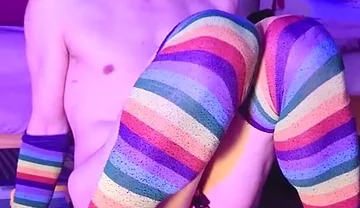 Cute Locked Femboy Raine Bouncing on Thier Favourite Xl Toys