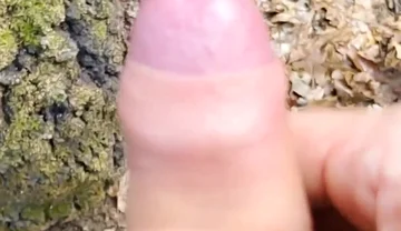 Outdoor Piss, Wank and Cum