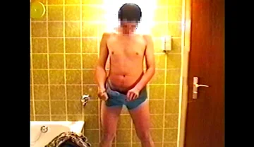 Erect Penis Pee and Hump Masturbation with Hi8 Camera