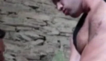 Straight fucked by Latino in exhib