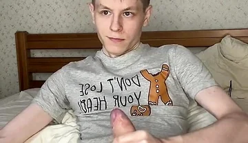 Three Days Abstinence Ends in Twink Bed Flooding