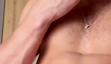 Solo Jerk off Blows Huge Load Big Dick Uncut King Latino